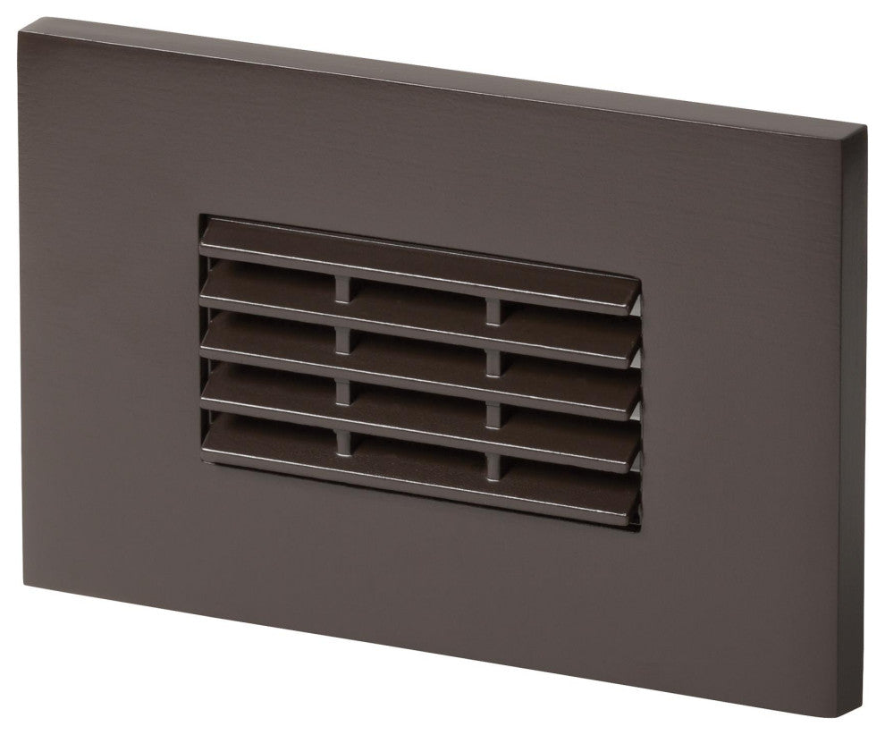 Louver Turtle Step Light-171, Painted Antique Bronze