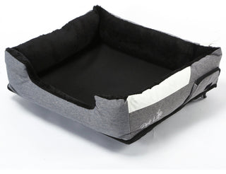 Pet Life "Dream" Electronic Heating and Cooling Pet Bed, Gray, Large
