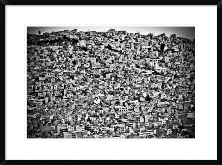 "Favela Village In El Alto, La Paz, Bolivia"  by Joel Alvarez, 32x24"