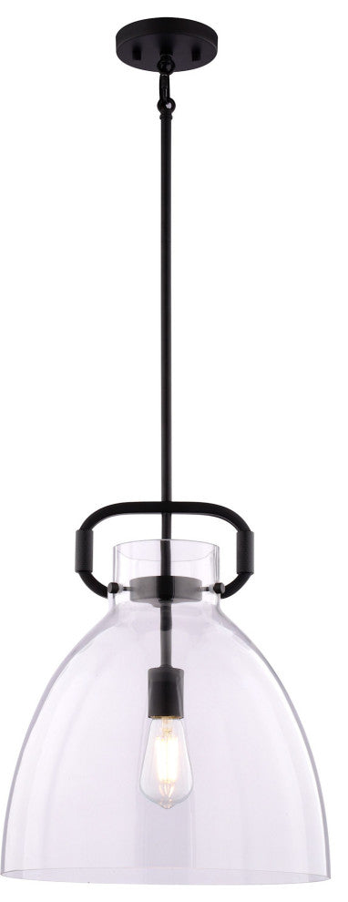 Vaxcel Lighting P0431 Madrona 14"W Pendant - Black