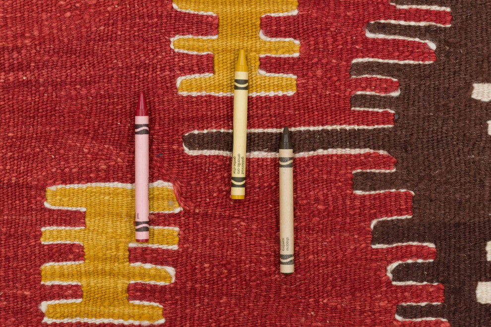 New Handwoven Turkish Kilim Rug 4' x 6', 48 in. x 72 in.