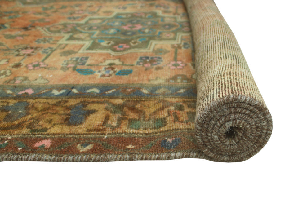 Semi-Antique Kontar Rust Rug