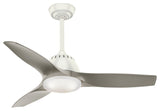 Casablanca 44" Wisp Fresh White Ceiling Fan With Light and Remote