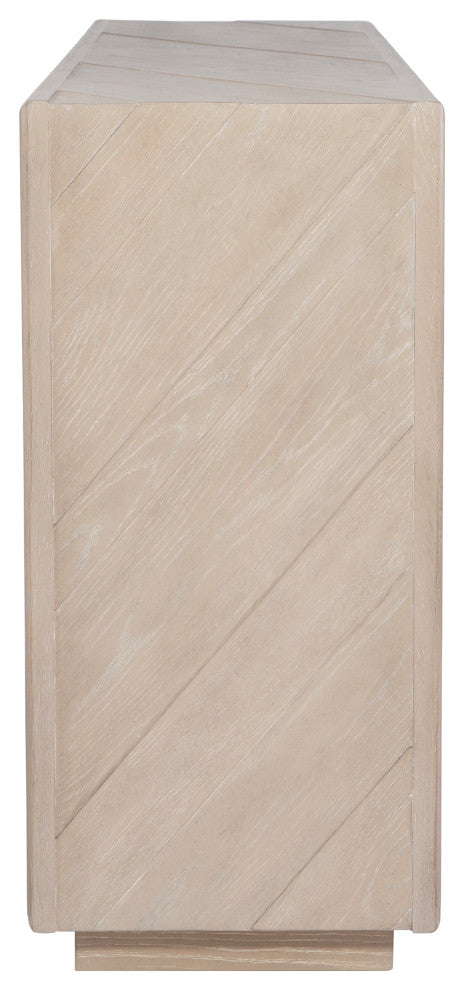 Uttermost Prism Light Oak Console Table