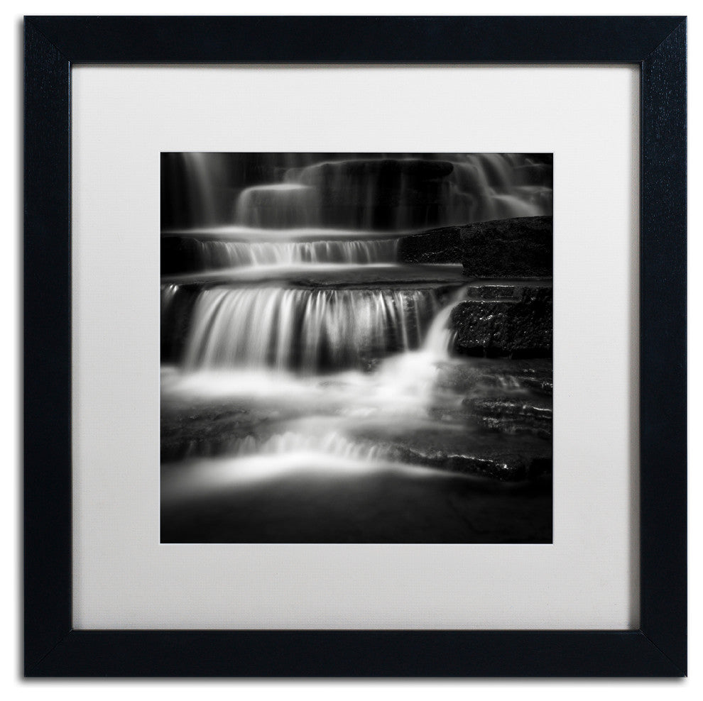 'Cascade' Matted Framed Canvas Art by Dave MacVicar