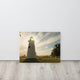 Turkey Point Lighthouse with Sun Flare Horizontal Canvas Prints, 18" X 24"