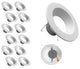 DLR566091203KWHBF-12 5/6", Recessed LED Downlight w Baffle, 12 Pack