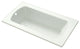 Sterling Lawson 60"x32"x20.3125" Vikrell Reversible-Hand Bath, White