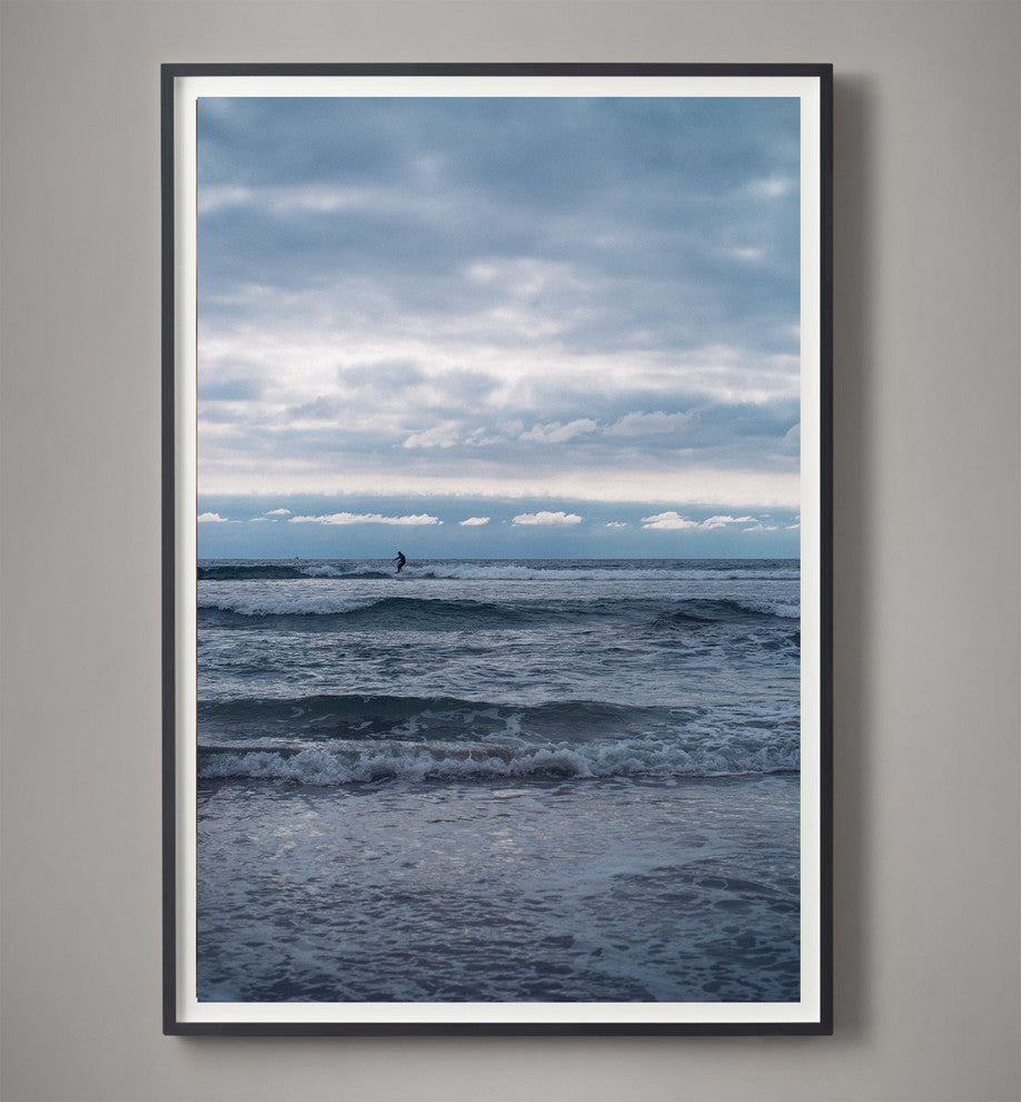 Blue Surf, 60"x40", Unframed