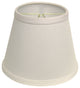 White No Slub Innsbruck Empire Lamp Shade 8" Bottom