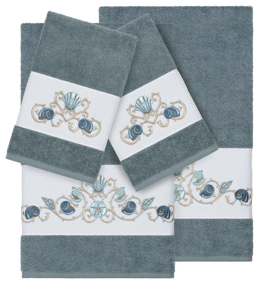 Bella 4 Piece Embellished Towel Set
