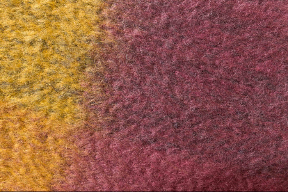 Afrino Wool Colored Throw - Multi