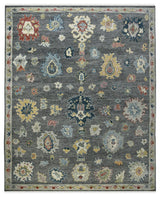 Jaigarh Carmina Area Rug, Gray, 2' x 3', Oriental