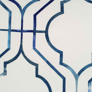 Biltmore Gate Blue Throw Pillow 12x20, with Polyfill Insert