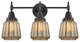 INNOVATIONS LIGHTING 447-3W-BK-G146-LED Caden 3 Light 26 inch Bath Vanity Light