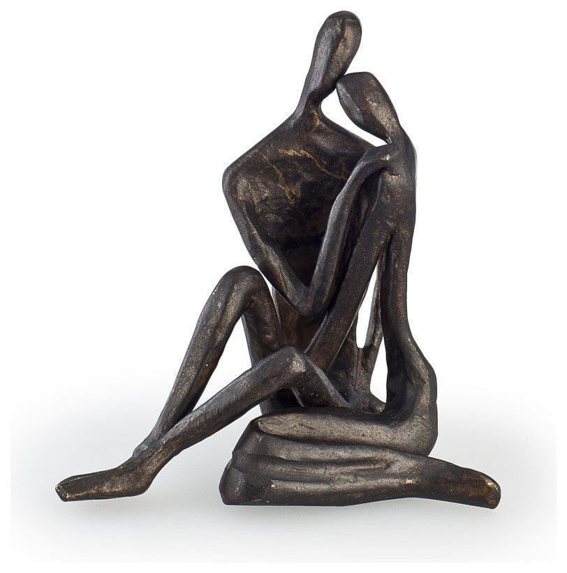 Danya B Couple Embracing Cast Bronze
