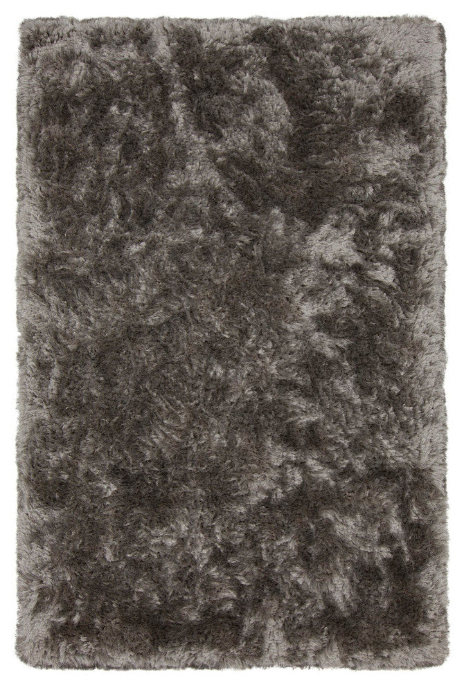 Giulia Contemporary Area Rug, Gray, 5''x7''6" Rectangle