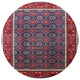 Ahgly Company Indoor Round Mid-Century Modern Area Rugs, 5' Round