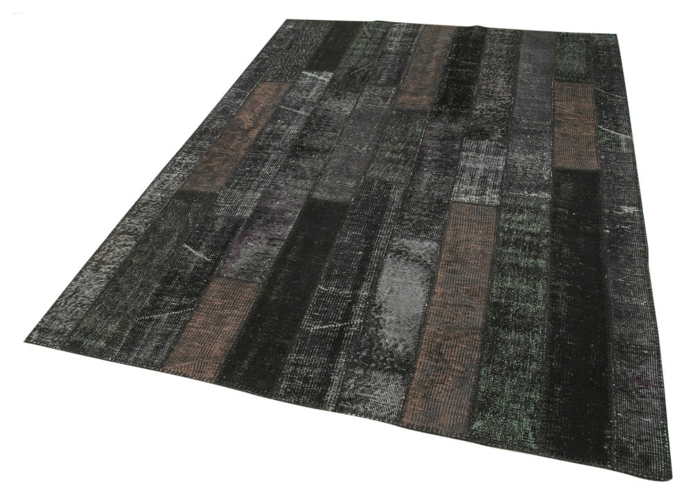 Rug N Carpet - Handwoven Anatolian 5' 7" x 8' 0" Vintage Patchwork Area Rug