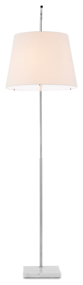 Cloister Large Nickel Floor Lamp