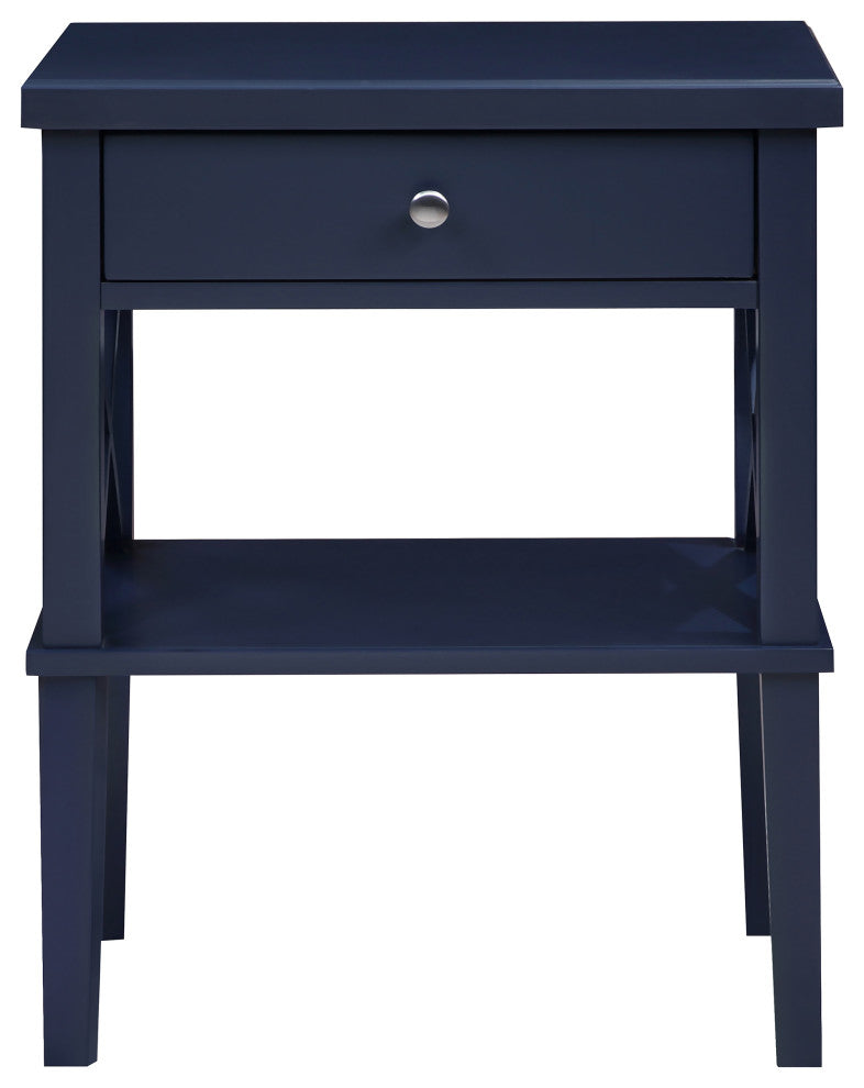 Marta Nightstand, Midnight Blue
