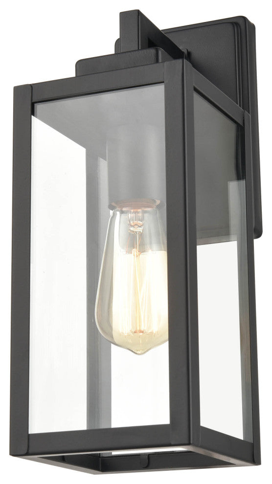 Atless Collection 1 Light 5" Powder Coat Black Outdoor