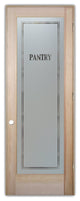 Pantry Door - Classic - Douglas Fir (stain grade) - 30" x 80" - Knob on Left...
