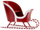 Sleigh Decor, 2-Piece Set