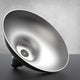 Gooseneck Barn Light With Metropolitan Arm With Chain, Galvanized Silver, 12"