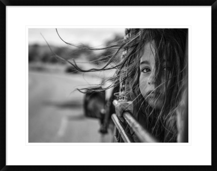 "Far Away From Home" Framed Digital Print by Tomasz Solinski, 30x23"