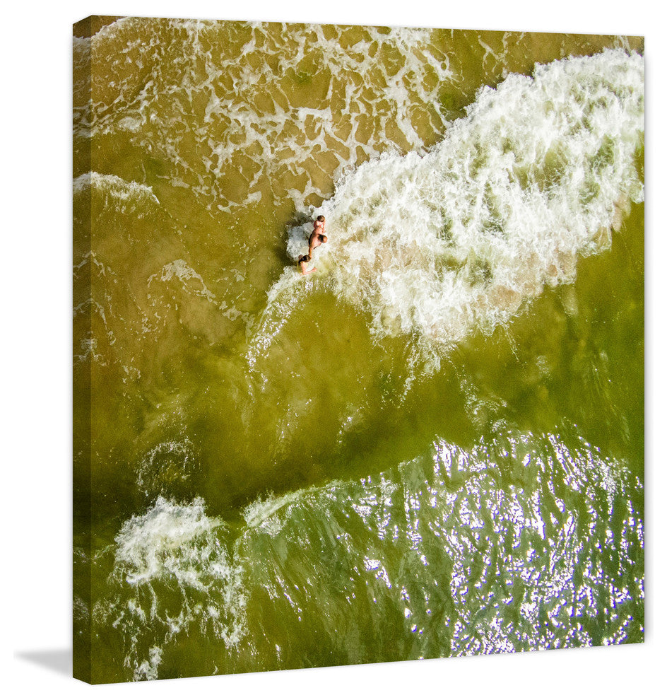 "Splashing In The Waves" Print by Karolis Janulis