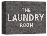 The Laundry Room Damask Wall Art, Canvas