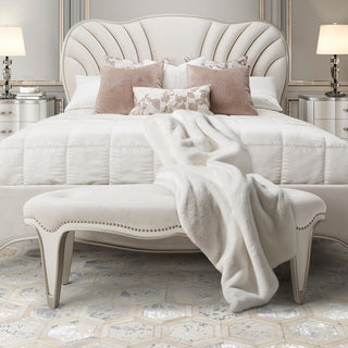 London Place Bed Bench - Creamy  Pearl