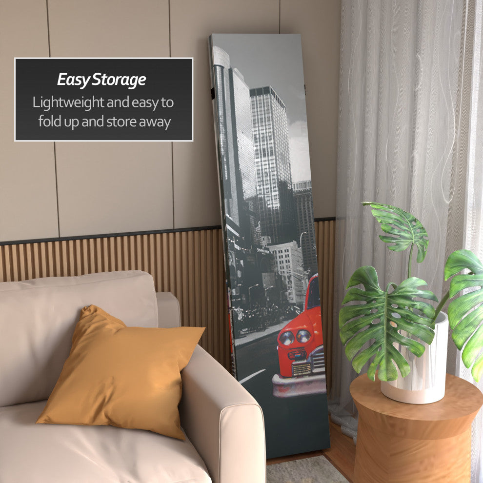 6' Tall New York City Taxi Double Sided Room Divider