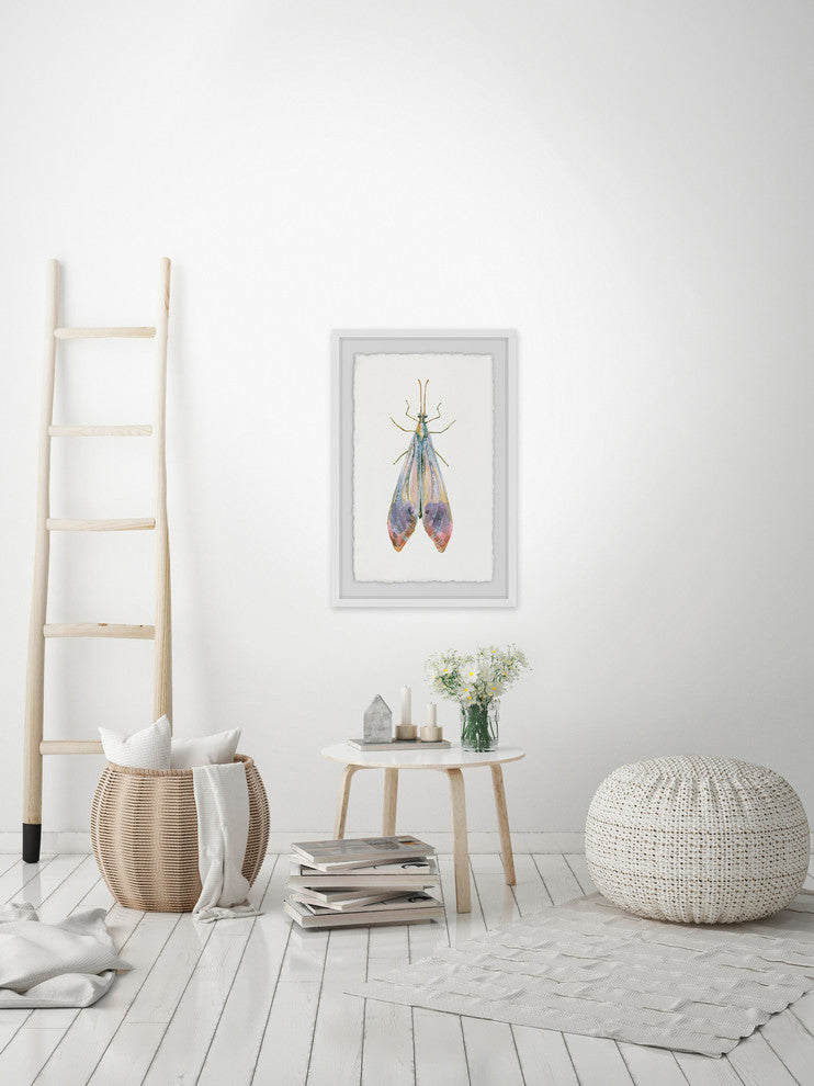 "Slender Purple Beauty" Framed Painting Print, 16"x24"