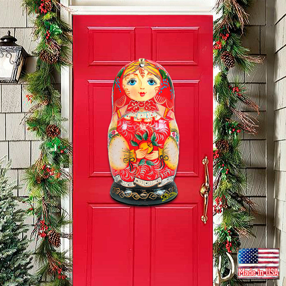 Nesting Doll Matreshkas Door Hanger