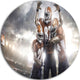 American Football Players On Stadium, Sports Disc Metal Wall Art, 23"