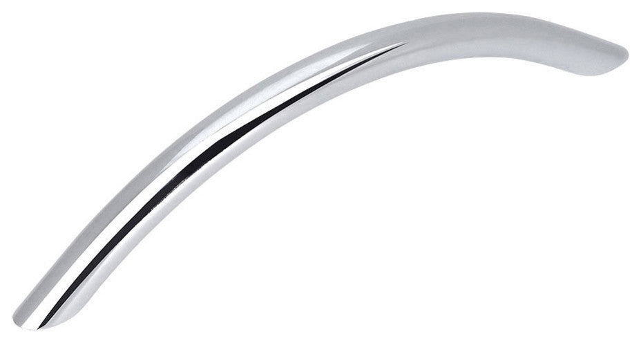 Arch Bow Cabinet Bar Pull, Polished Chrome, Set of 10