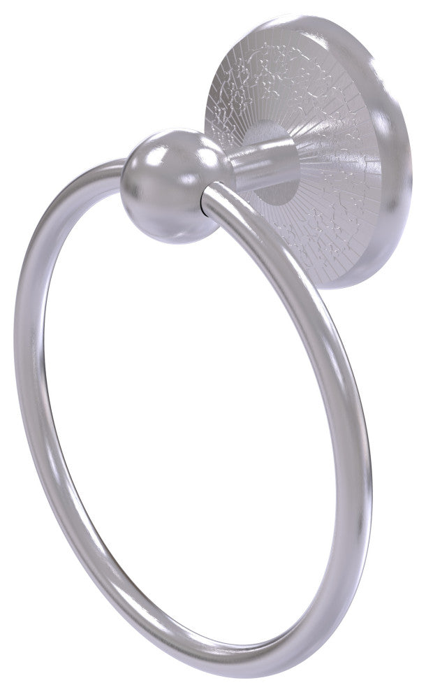 Monte Carlo Towel Ring, Satin Chrome
