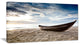 "Old Fisherman Boat" Seashore Photography Canvas Print, 32"x16"