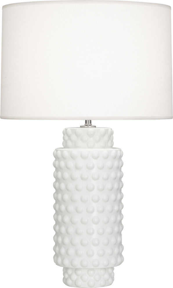 Robert Abbey RA-MLY08 1-Light Table Lamp, Dolly