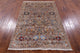 Handmade Persian Tabriz Wool Rug 4' 1" X 6' 0" Q10175