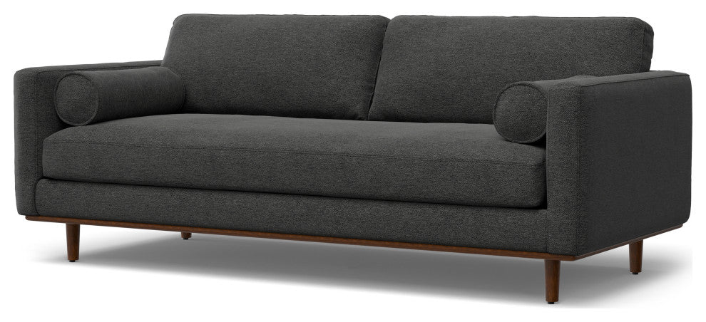 Morrison 89 inch Sofa, Charcoal Gray