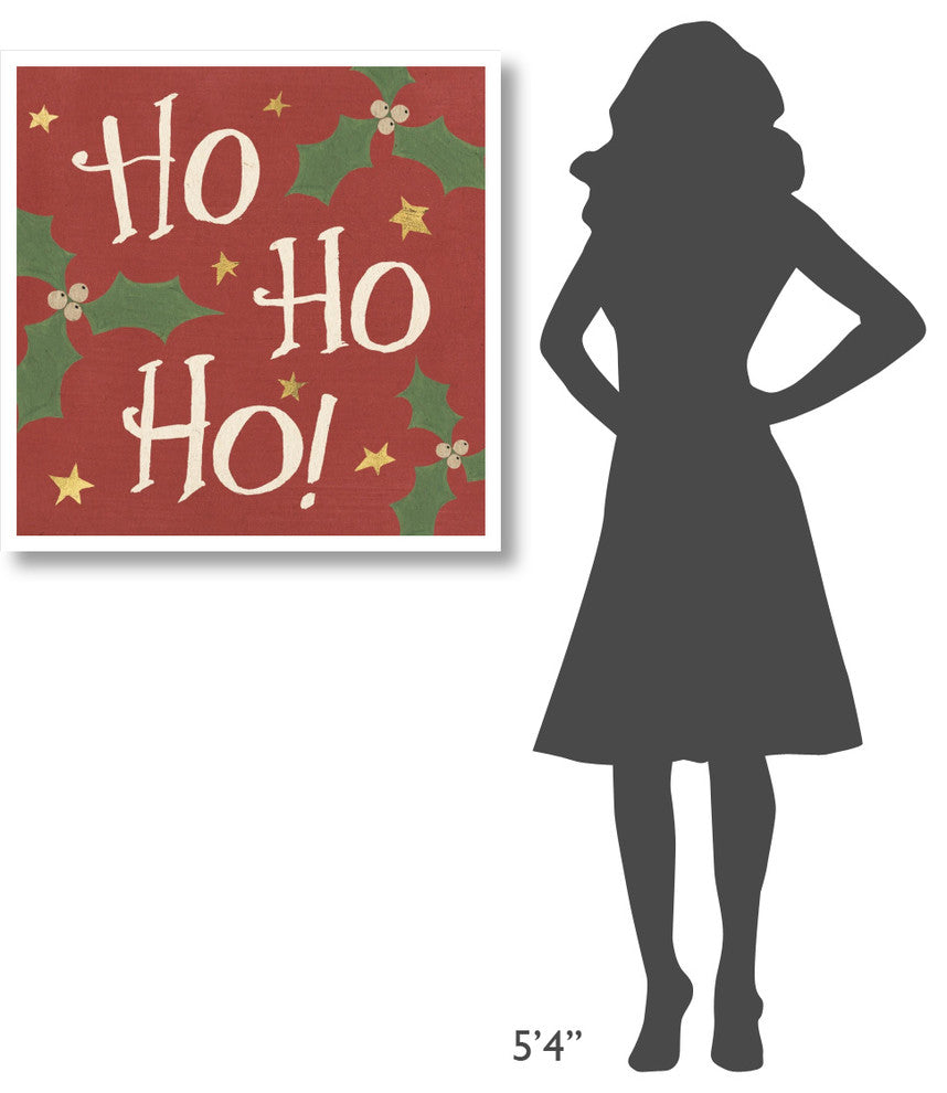 "Vintage St.Nick VI" Digital Paper Print by Anne Tavoletti, 32"x32"
