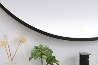 Modern Black Led Mirror