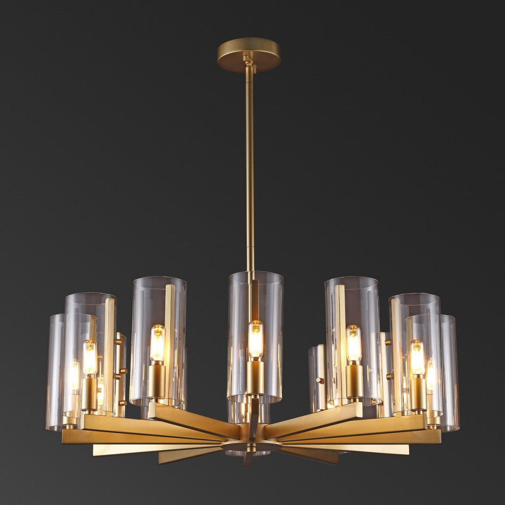 Safavieh Couture Benicio Gold Chandelier Gold