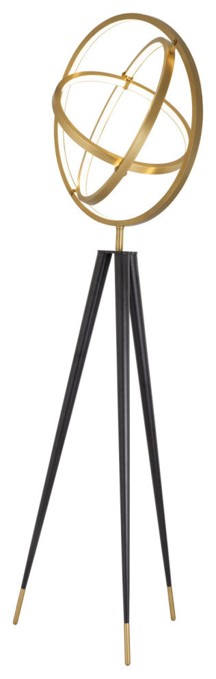 Brass Antique Floor Lamp | Eichholtz Cassini