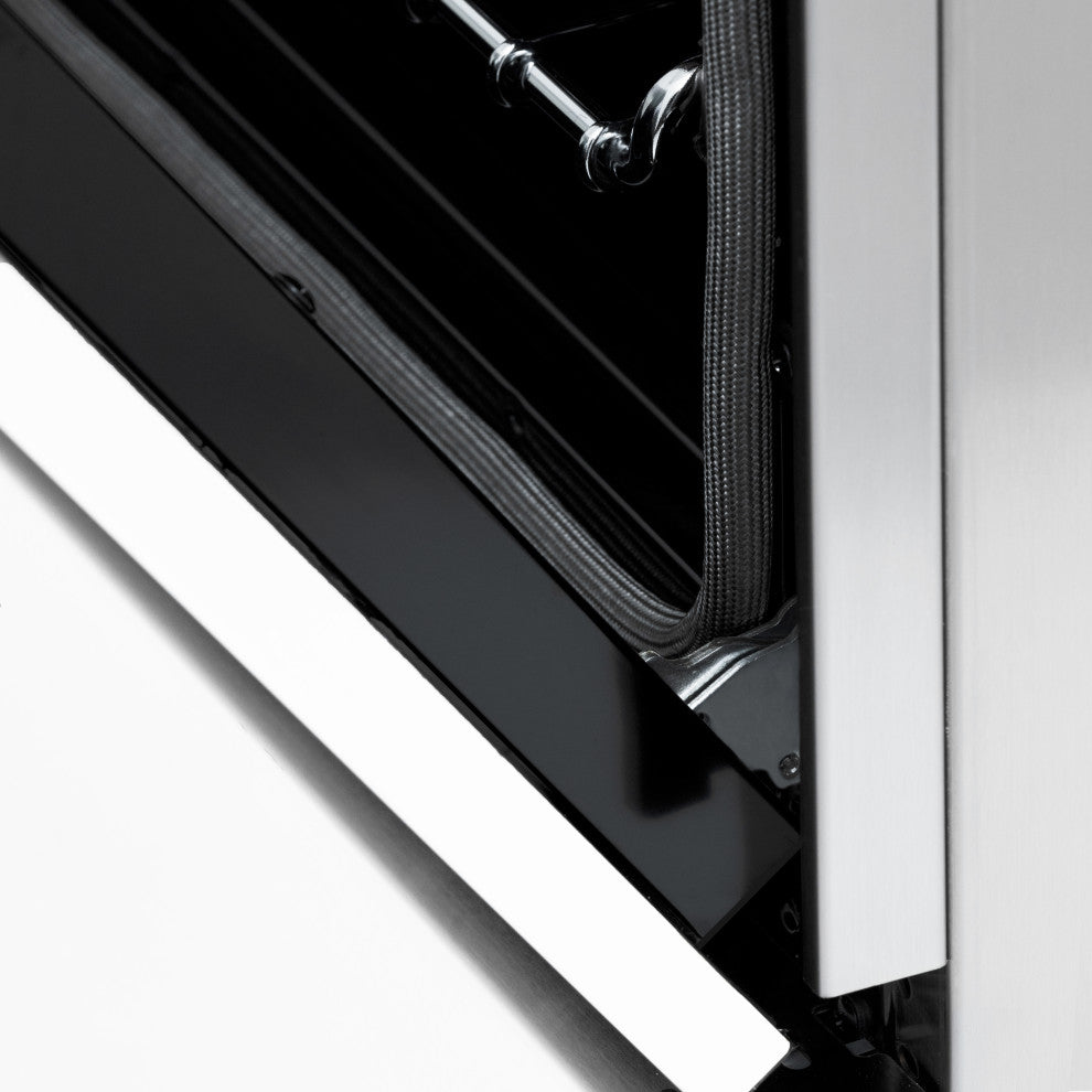 ZLINE 36" Induction Range, Stainless Steel With a Red Matte Door, RAIND-WM-36