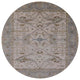 Ahgly Company Indoor Round Mid-Century Modern Area Rugs, 6' Round
