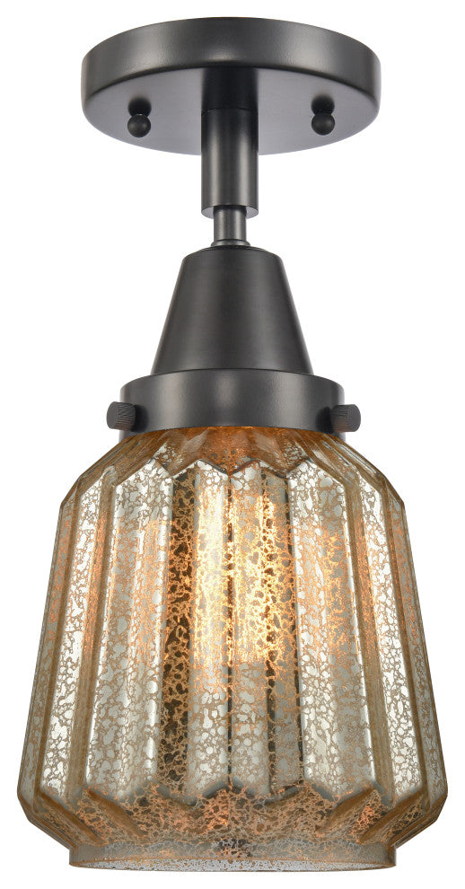 INNOVATIONS LIGHTING 447-1C-BK-G146-LED Chatham Flush Mount